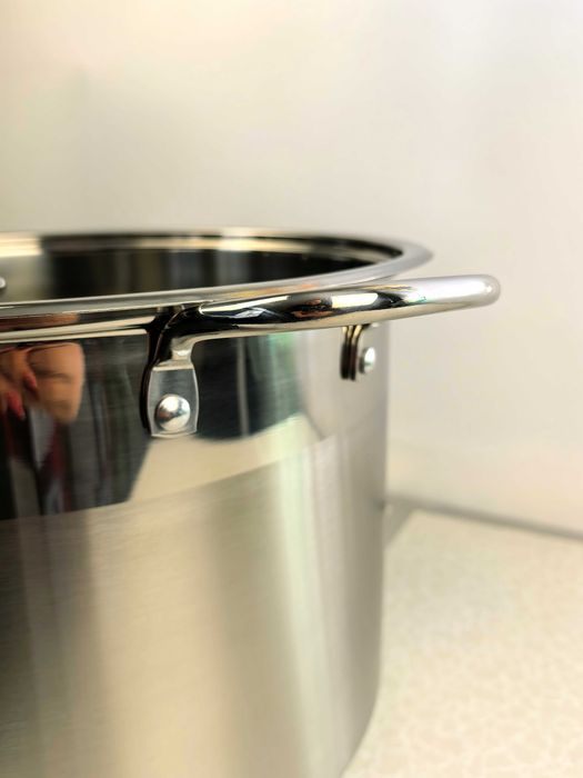 Oala inox 34x24 cm 22 litri cu capac metal 260 lei