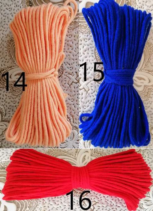 Объл Гайтан от полиестер,вълна и герлянди