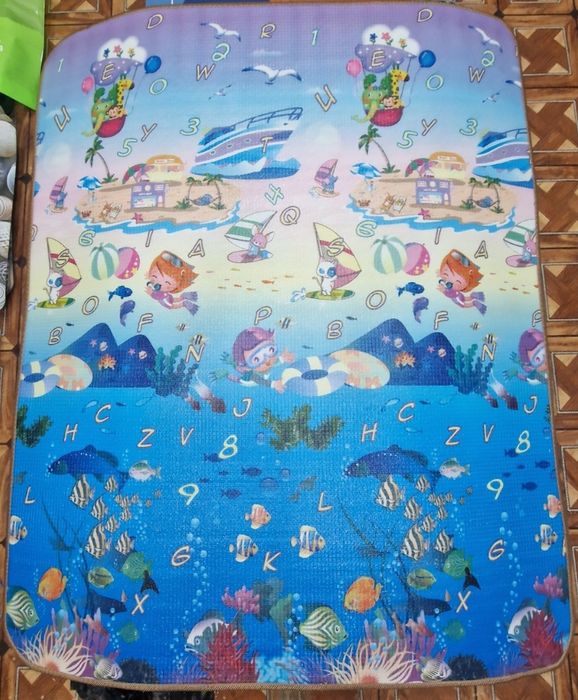 Двухсторонний детский коврик