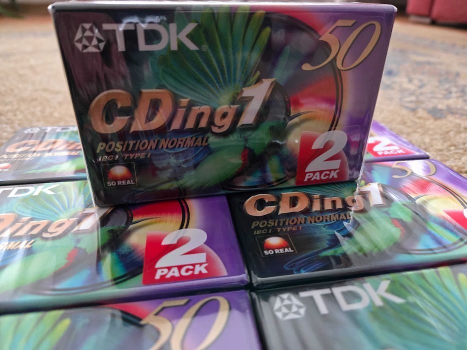 Casete audio sigilate TDK CDing1-type I 50 minute