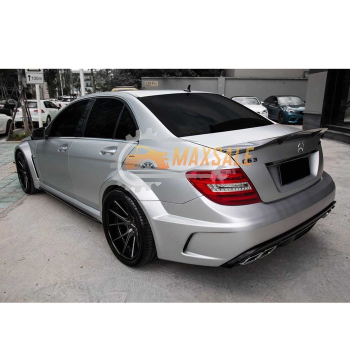 Mercedes-Benz C-class лип спойлер багажник мерцедес w204 в204 R Style