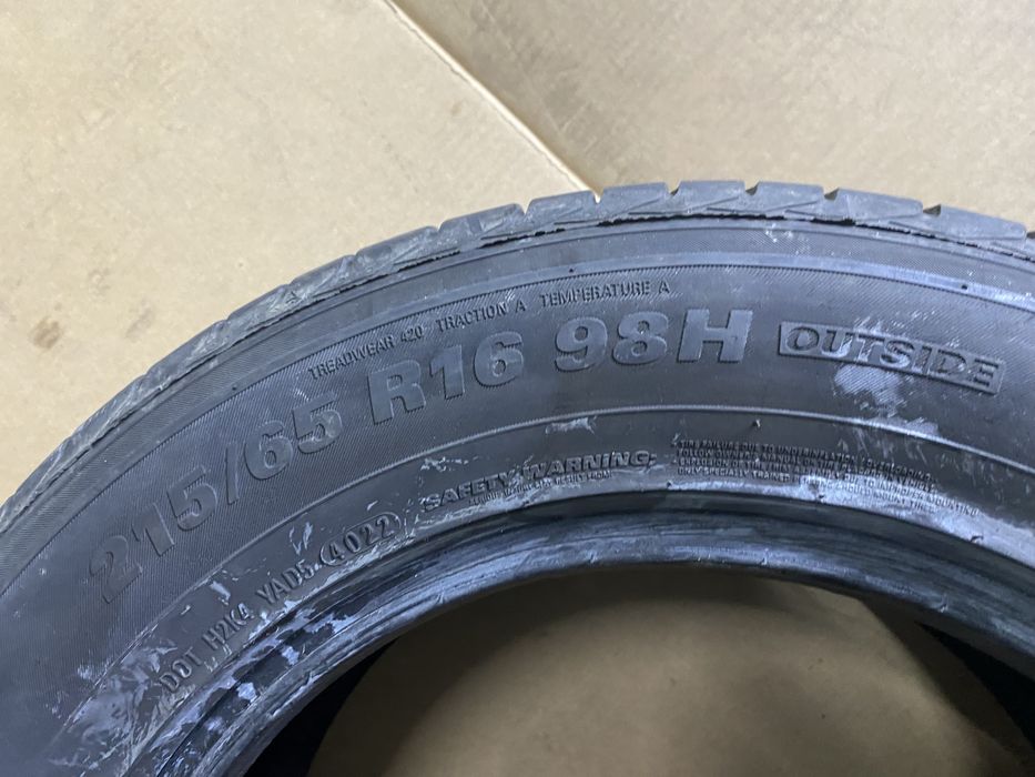 Set 2 anvelope vara 215/65R16 Kumho Crugen HP71 98hH 7mm 2022