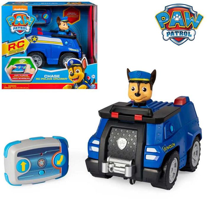 Кола с дистанционно Spin Master Paw Patrol Чейс Маршал - 2вида