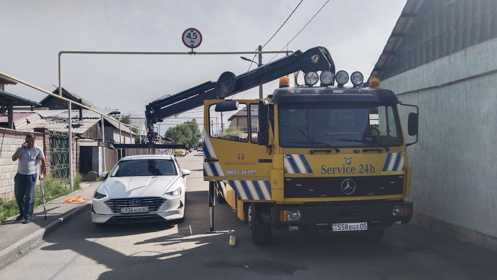 Эвакуатор манипулятор с съезжающей платформой