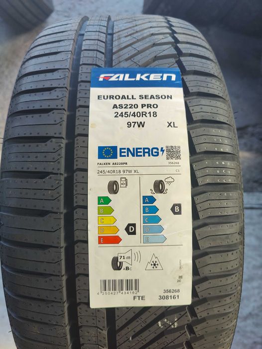 4 Нови всесезонни гуми гуми 245/40R18 Falken EuroAllSeason AS220 PRO XL 97W DOT4125