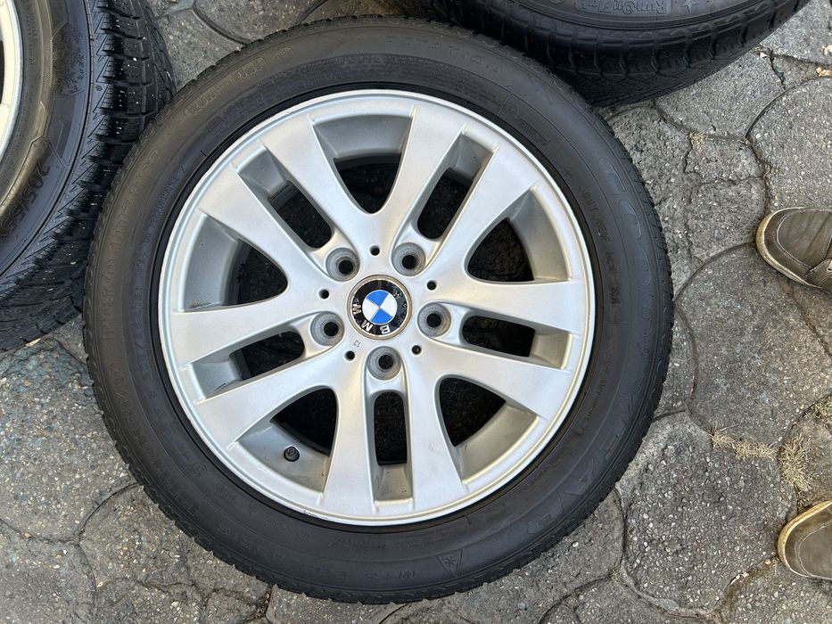 Jante aliaj 5x120mm, anvelope iarna 205/55 R16, BMW, E46, E90, E91, E81, E87, F29, F30, F31