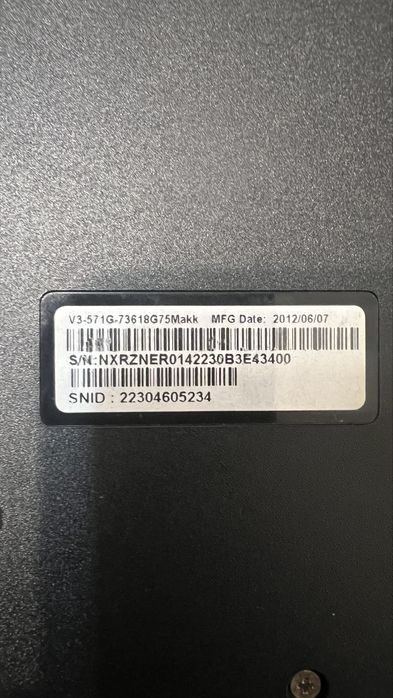 Ноутбук Acer V3-571G