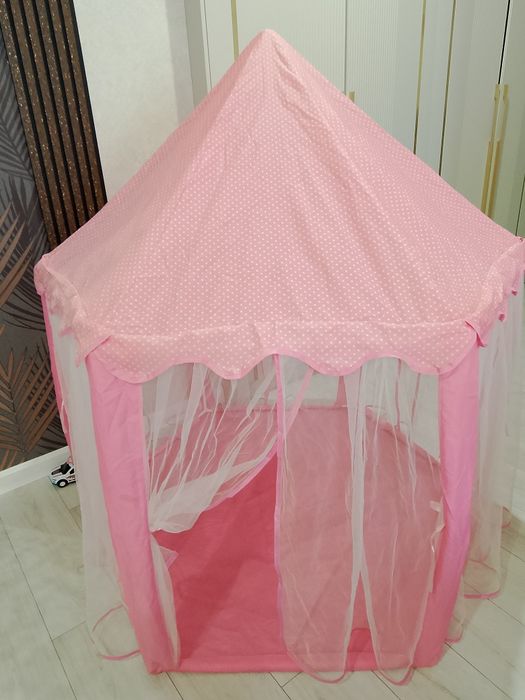 Домик принцессы розовый