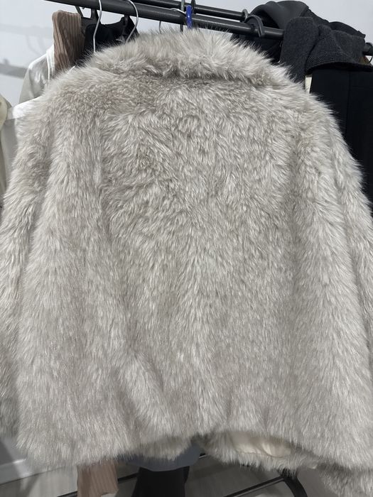 Шуба, серого цвета, зимняя