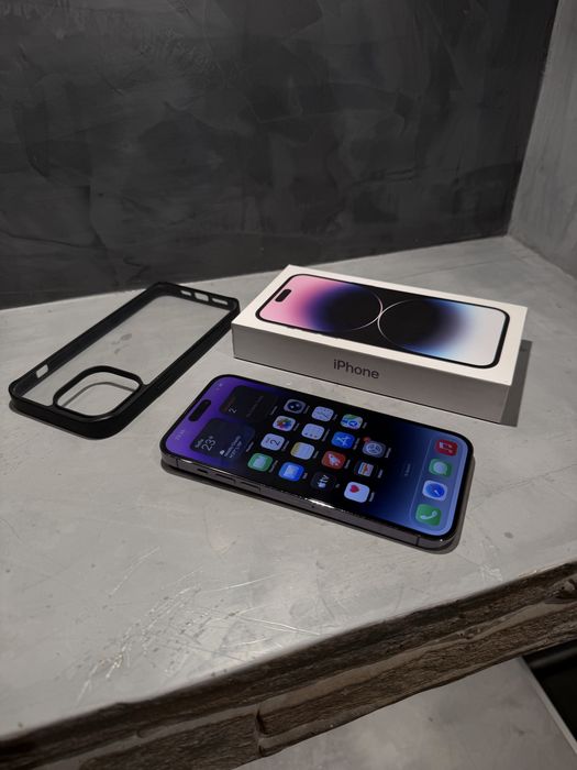 КАТО ЧИСТО НОВ Iphone 14 Pro Max Purple + подарък