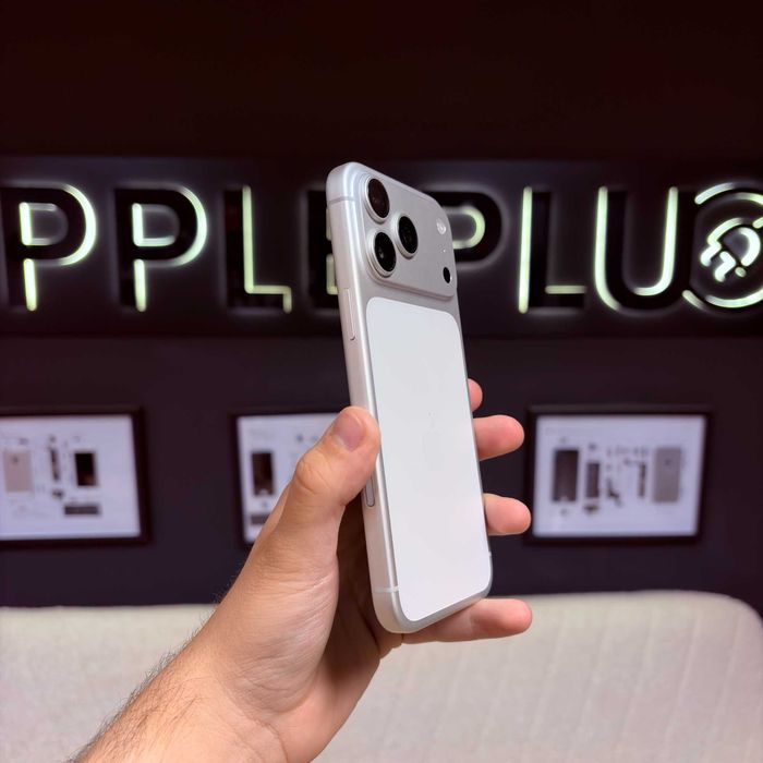 iPhone 17 Pro Max 256Gb Silver 100% Baterie + 24 Luni Garanție/ Apple Plug