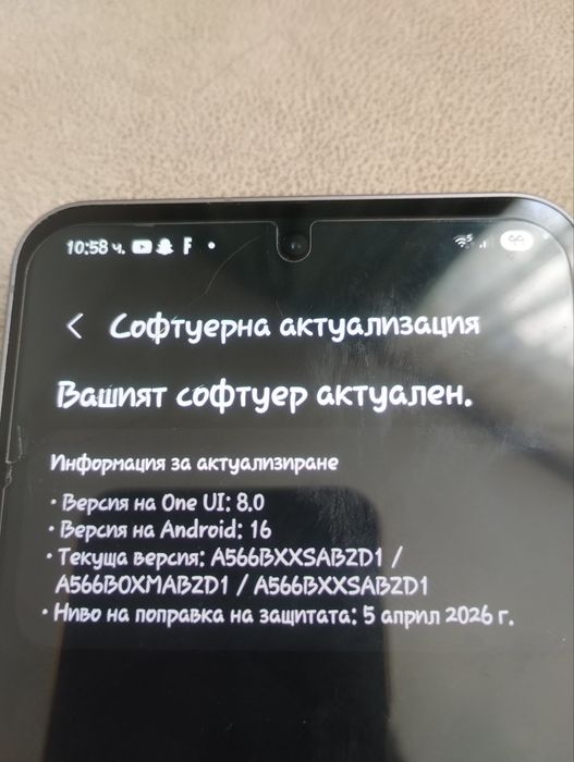 Samsung Galaxy A56, 256GB, black, 100% батерия