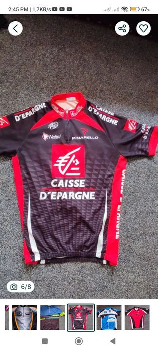 Tricouri ciclism 11 buc mărimi XS , S , M , L și XL