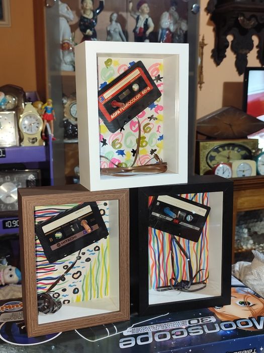 Рамка тип диорами аудио касети