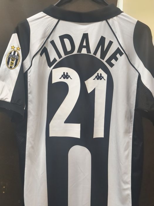 Футболна блуза Kappa на Juventus (Zidan 21) оригинална сезон 97-98 год