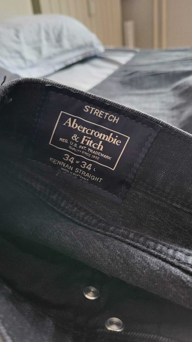 Уникални дънки! Abercrombie & Fitch, Kennan Straight (90 евро), нови!
