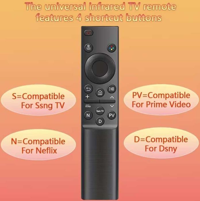 Универсално дистанционно за Samsung Smart TV – съвместимо с LCD/LED/4K