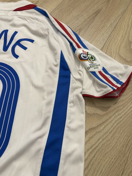 Tricou de fotbal Franta Nationala zinedine zidane 10 Adidas nou cu eticheta finala world cup 2006