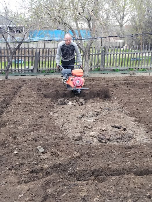 Вспашка огорода участка