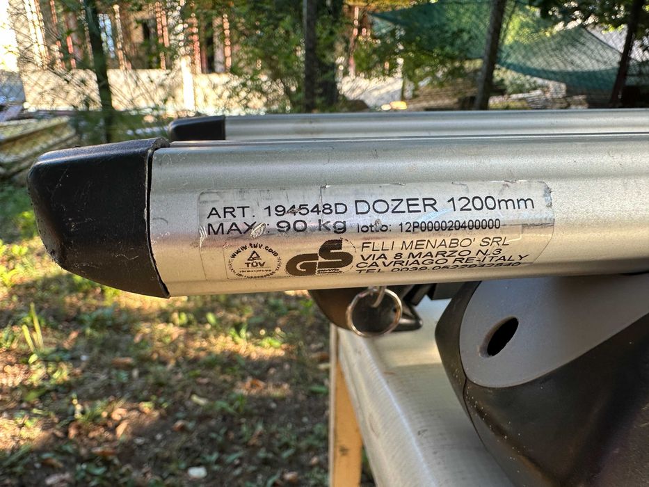 Алуминиеви напречни греди Menabo Dozer 120 см