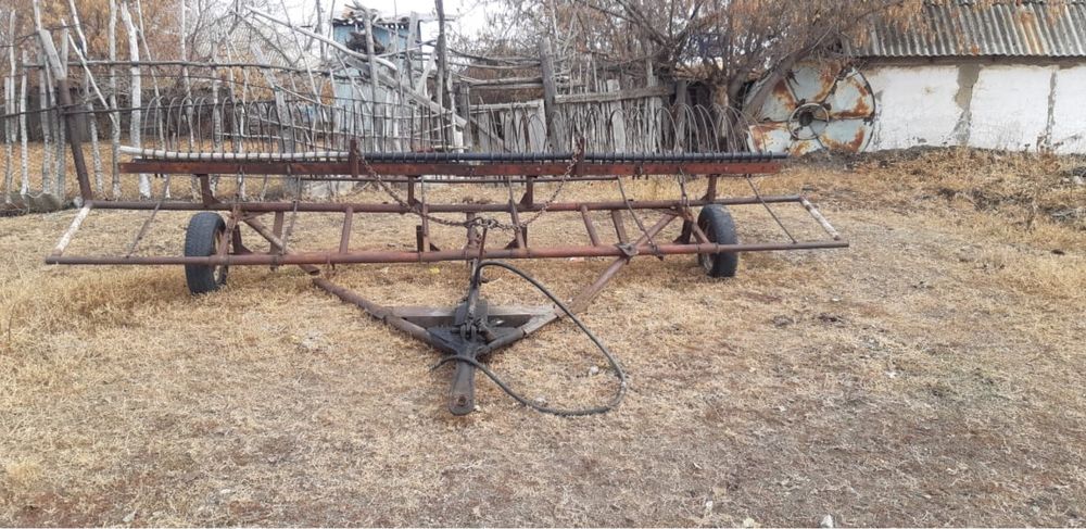 Трактор, КУН, грабля, волокуша