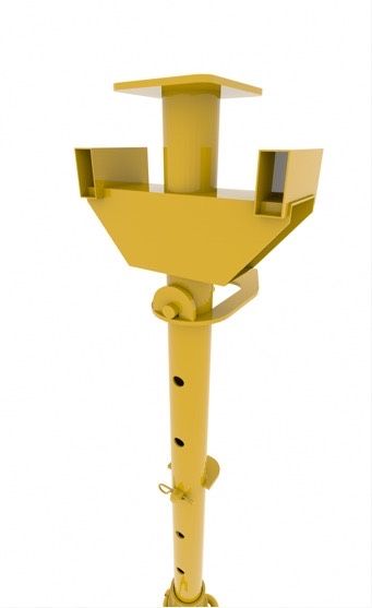 Регулируемый винтовой домкрат