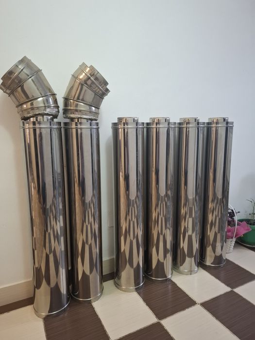 Cos inox nou D 120 mm