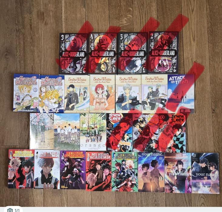 Манга Книги от различни заглавия / Manga Anime
