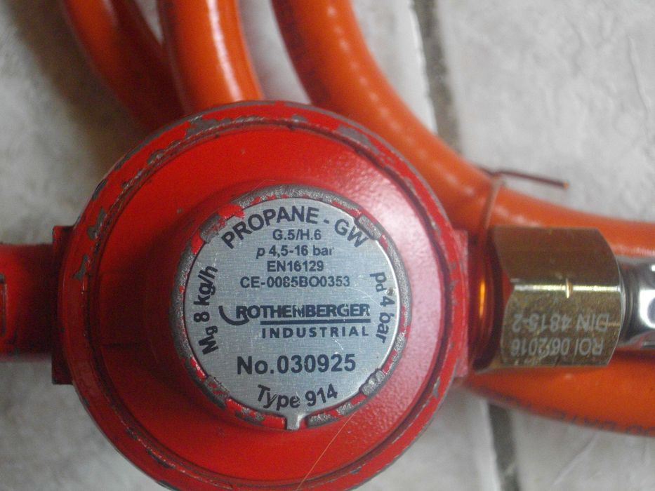 Горелка газ покриви ROTHENBERGER Газова горелка Редуцир вентил газов