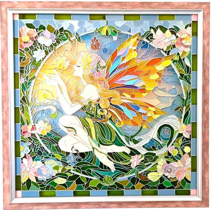 Картини от рисувано стъкло - стъклописи
