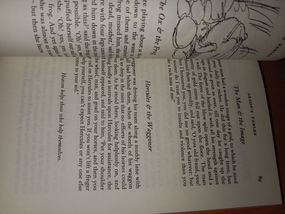 Книга на английском Aesop's fables