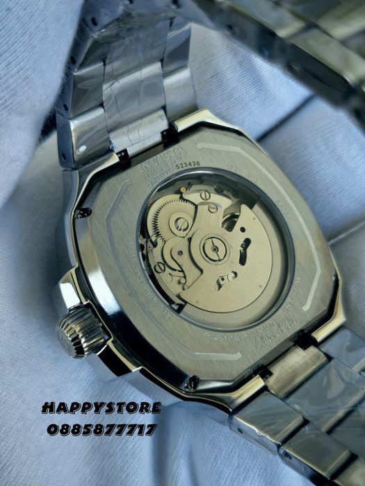INVICTA Gravity Silver automatic 46 mm, Инвикта нов мъжки часовник
