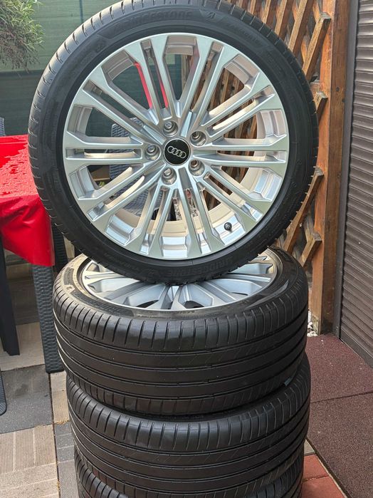 Jante Audi R18 anvelope vara 245/40/18 dot 3824 Bridgestone