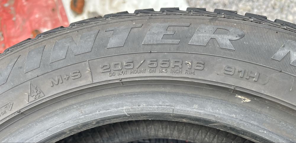 4бр 205/55/16 на 7+мм с 18дот