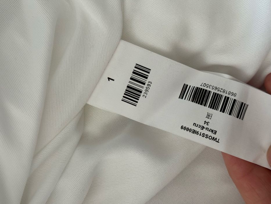 New Rochie alba dama marimea 34 Trendyol