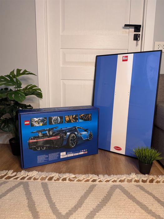 Lego Technic Bugatti Chiron — 4000 деталей | С рамкой | Лего техник