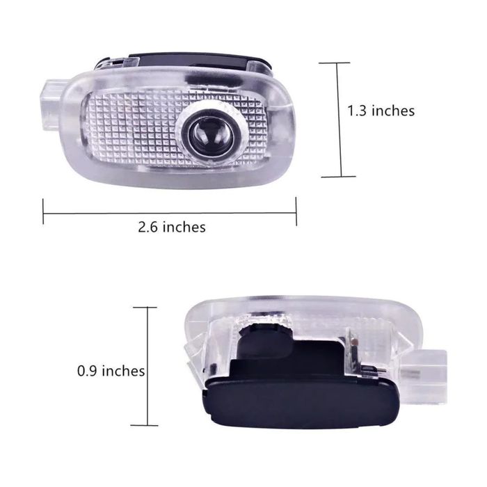 Плафон 2 бр. LED лампа за врати 3126-BZ1 на кола с проектор лого за Me