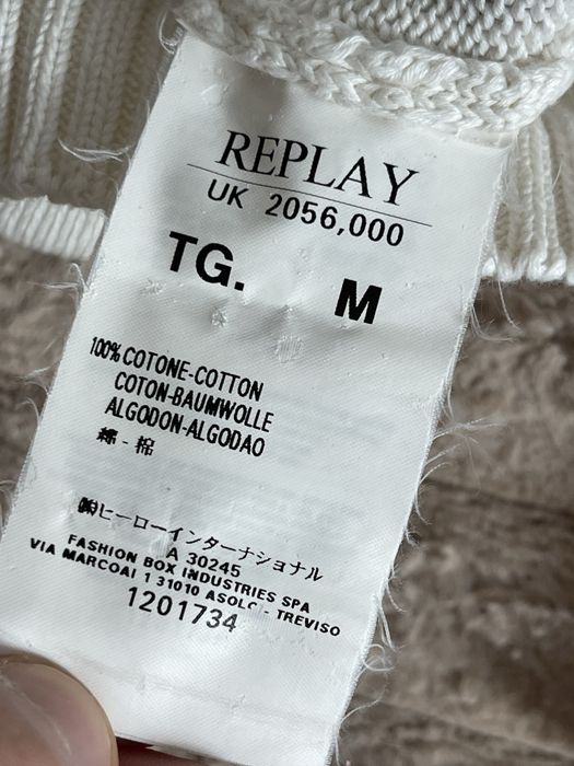 Replay Made In Italy уникален пуловер размер М