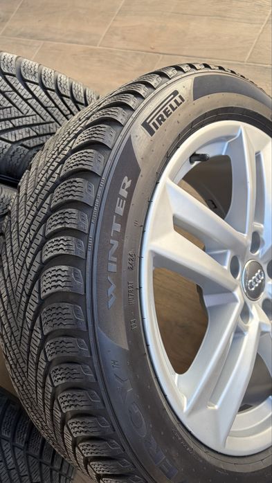 Jante Audi R17 Pirelli 2024 Roti iarnă Audi 225 50 R17 Dot 2024 Anvelope Pirelii 225 50 R17 Cauciucuri Pirelli 225 50 R17 Gume Pirelii 225 50 R17