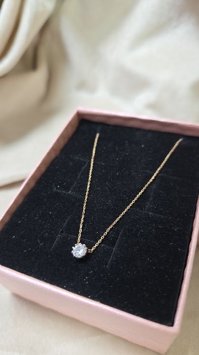 Цепь с кулоном из красного золота