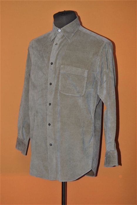 Camasa catifea bej Salvatore Ferragamo marimea S