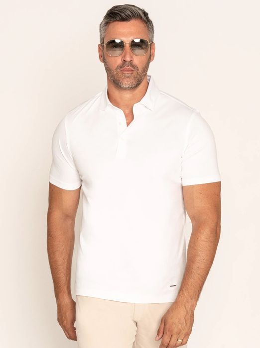 Tricou Polo Barbati Zara All White