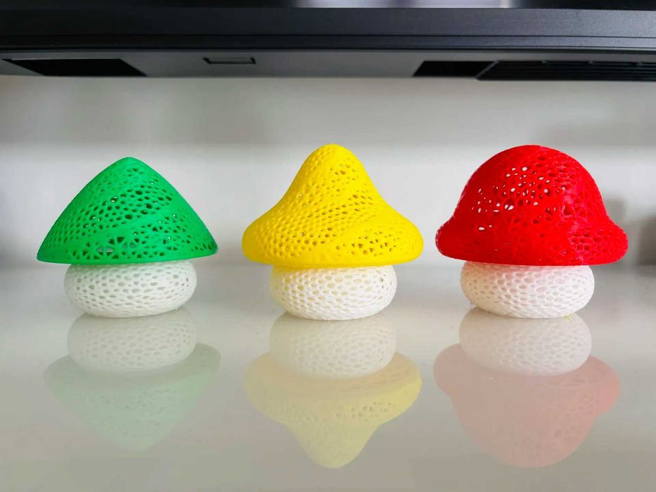 Lampa Decorativă Ciupercuță -Iepuras- 3D-Culoare și Creativitate