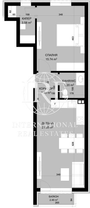 Продава се Двустаен апартамент в Варна, Младост 1 - 69 кв.м за 850 €/кв.м - Снимка #1