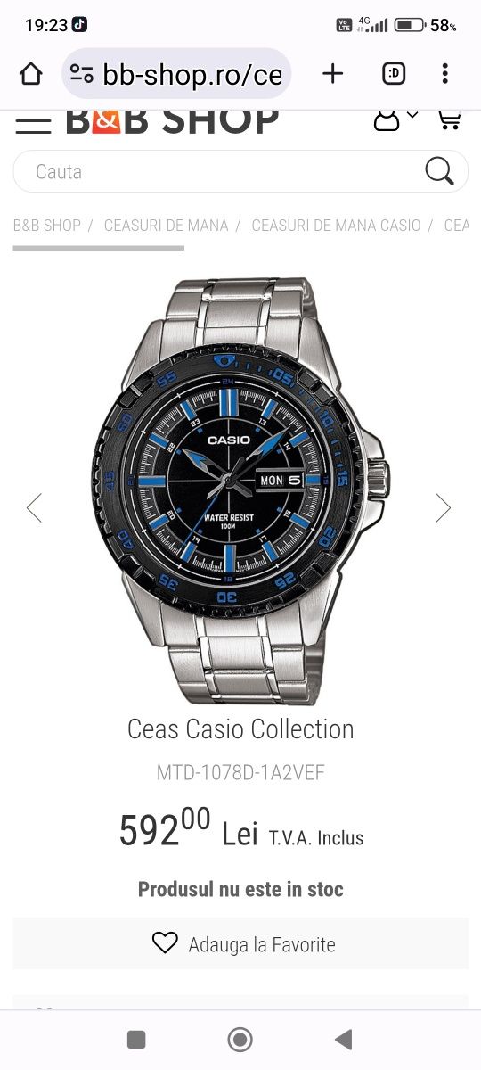 Casio shop mtd 1078