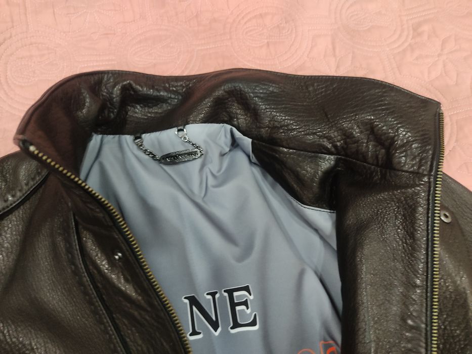 Кожаная куртка мужская