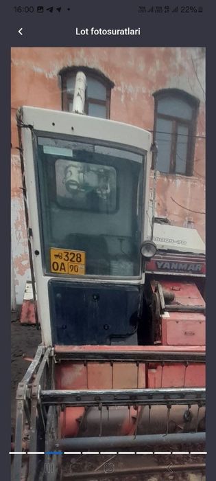 YANMAR kombayin sotiladi
