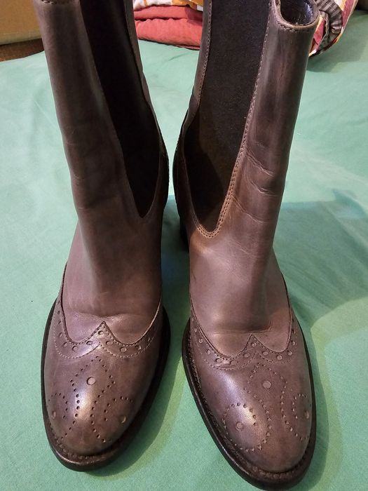 Ghete Piumi,piele naturala, stare foarte buna