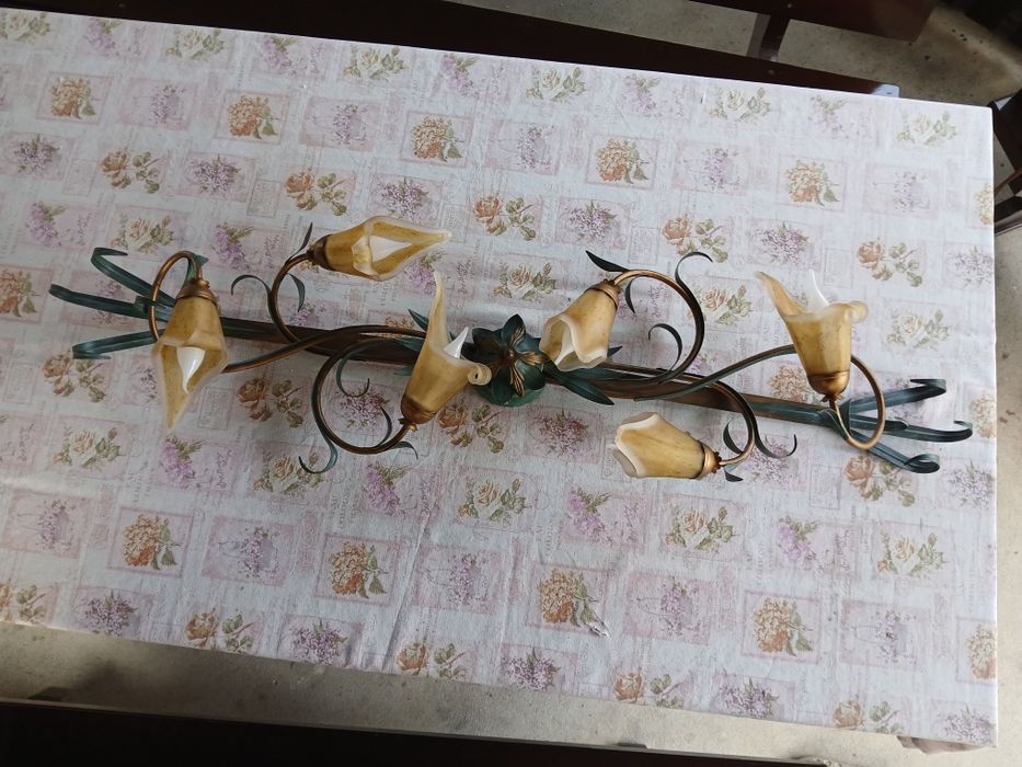 Lustra vintage cu 6 becuri