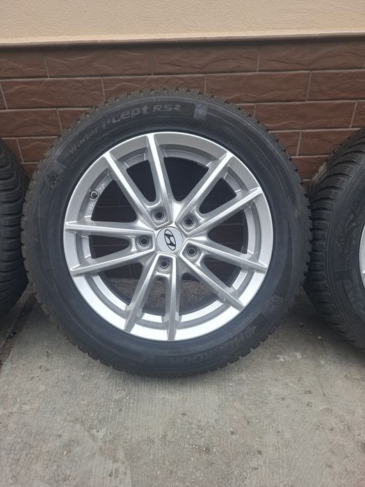 Jante aliaj originale Hyundai cu anvelope de iarna